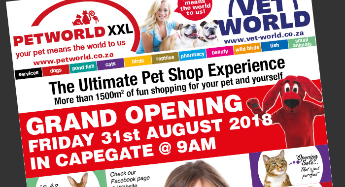 Petworld Opening CapeGate Advert