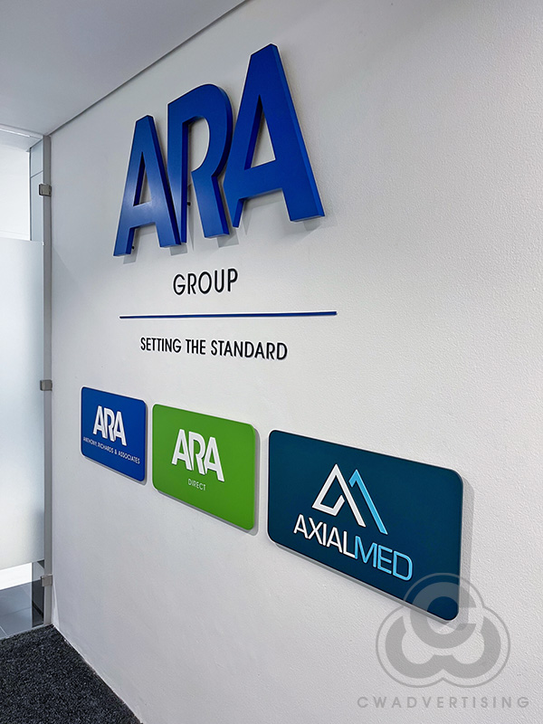 Read more about the article Logo Wall Signage – Axialmed Logo Design